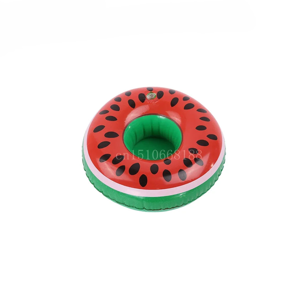 1-5Pcs Floating Cup Inflatable Flamingo Drinks Cup Holder Pool Float Bar Coasters Floatation Devices Pink Toy Drink Holder