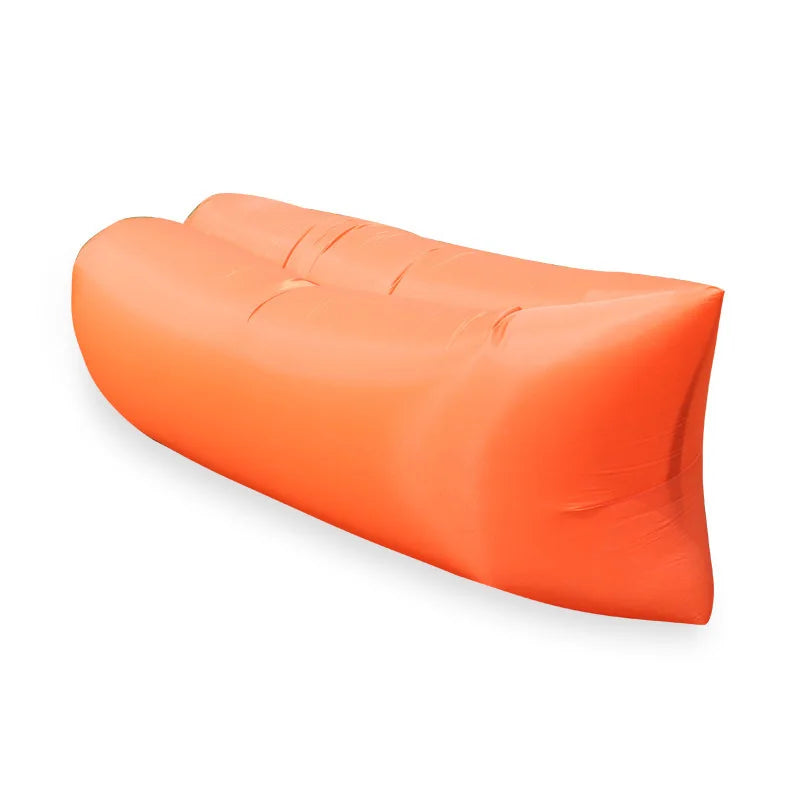 DIZETION Air Lazy Inflatable Sofa Bag Portable Camping Sofa Mattress Music Festival Recliner
